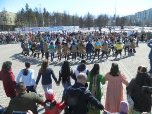 Тысяча нерюнгринцев вышла на осуохай в День республики