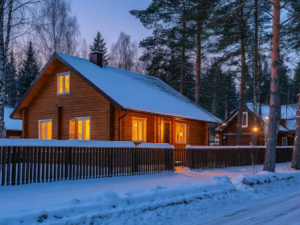 Мокрый снег, сильный ветер, -37°