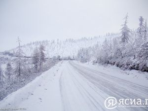 В Якутии спасатели помогли водителю, чей автомобиль заглох на трассе в 50-градусный мороз