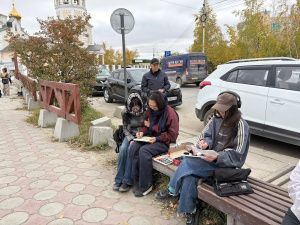 В Якутске впервые прошёл открытый городской пленэр