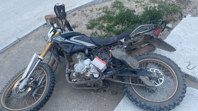 Пьяный мотоциклист в Намском районе ночью наехал на лошадь