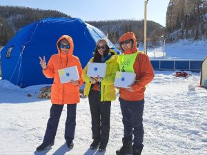 В Якутии прошёл первый республиканский ледовый забег «Ленские столбы»