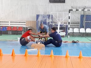 В ЖДЯ провели соревнования по мас-рестлингу