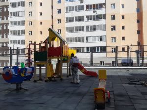 В Якутске продезинфицировали свыше 2 млн кв. метров общественных пространств