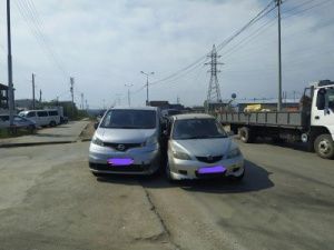 На улице Труда в Якутске столкнулись две иномарки