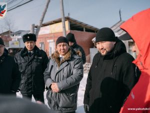 Евгений Григорьев проверил темпы строительства канализационного коллектора № 3 в Якутске