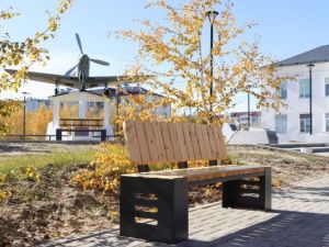 В г. Якутске осужденные изготовили для сквера имени Юрия Гагарина малые архитектурные формы