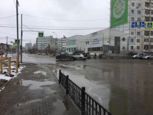 В Якутске женщина-водитель устроила тройное ДТП