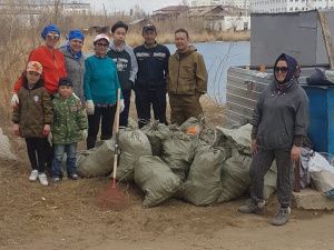 В Гагаринском округе на субботниках приняли участие более 1600 человек