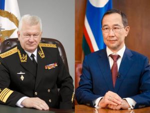 Глава Якутии и Главком ВМФ обсудили вопросы совместной деятельности в Арктике