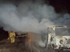Очередное возгорание автомобиля в Якутии