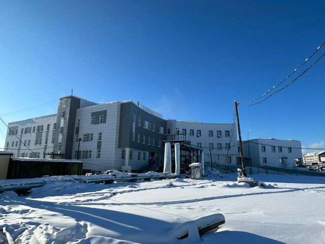 Строительная готовность больничного комплекса в селе Чурапча составляет более 90%