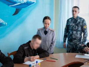 В исправительной колонии № 1 проведен психологический тренинг, направленный на профилактику алкогольной и наркотической зависимости среди осужденных