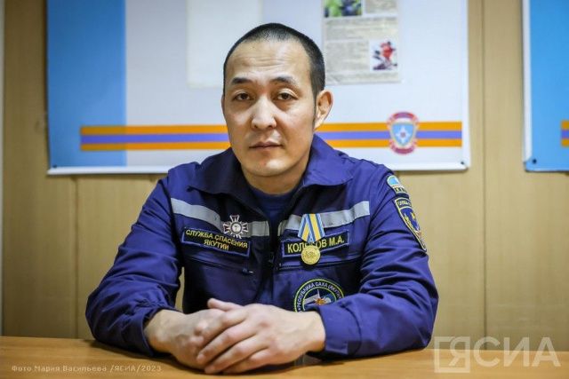 Максим Колесов в третий раз признан лучшим спасателем Службы спасения Якутии