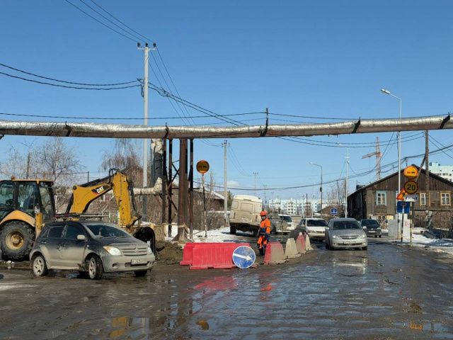 На улице Халтурина идет капитальный ремонт