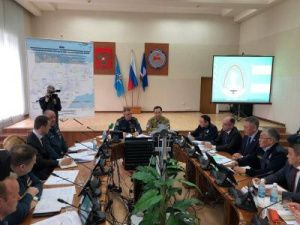 Глава чрезвычайного ведомства России проверил готовность республики к паводку