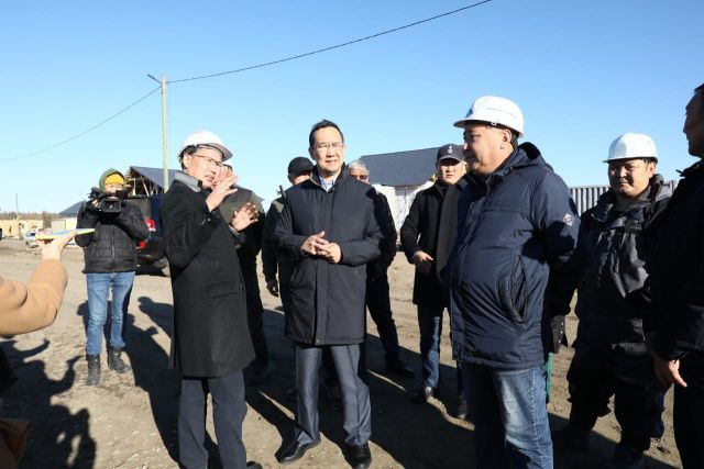 Восстановительные работы в селе Бясь-Кюель будут завершены в срок