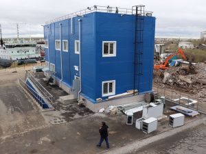 Строительство канализационных очистных сооружений Жатая на завершающей стадии