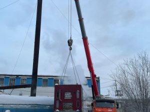 В олекминской котельной установили новый котел