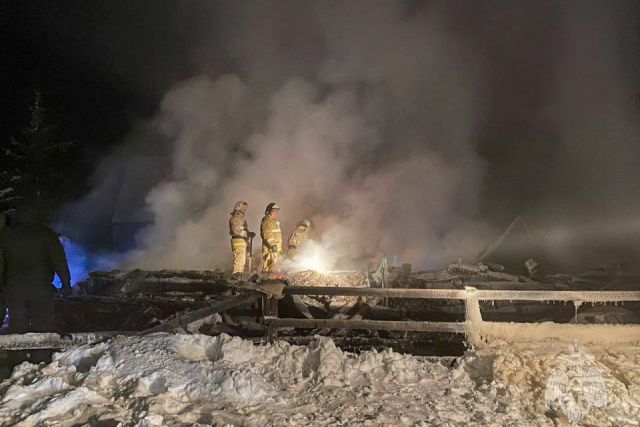 Еще один пожар в хлеву произошел в Олекминском районе