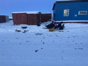 В Усть Янском районе Якутии в результате ДТП пострадал водитель снегохода