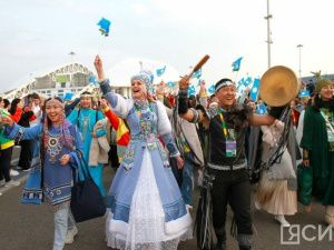 Фоторепортаж: якутяне приняли участие в шествии молодежи мира в Сочи