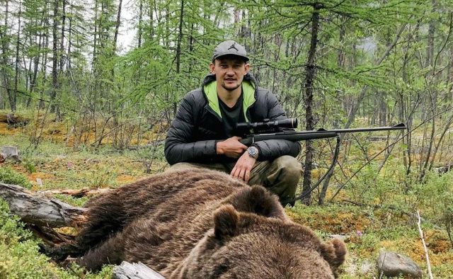 Победитель "Игр Дыгына" добыл крупного медведя