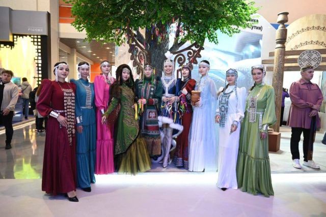 Фоторепортаж. Открытие экспозиции Якутии на международной выставке-форуме «Россия»