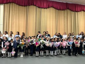 Кирилл Бычков принял участие в торжественной линейке в школе №1 г. Якутска