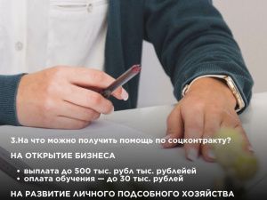 Жители Якутии с начала года заключили порядка 3 тысяч социальных контрактов