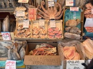 Цена свежей рыбы на "Крестьянском рынке"