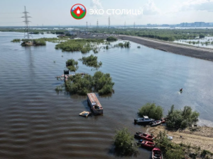 У Якутска начался спад воды