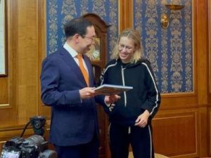 «Прошла очень интересная беседа». Айсен Николаев встретился с Ксенией Собчак в Якутске