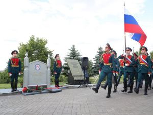 На Мамаевом кургане открыт памятный знак в честь защитников Сталинграда из Якутии