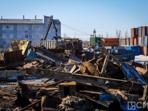 Более 80 тонн вывезенного из Арктики металлолома готовят к переработке в Якутии