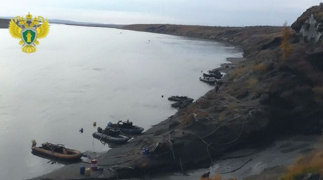 В Якутии изъяли более 20 кг фрагментов бивней шерстистого носорога, намытых на берегу Яны