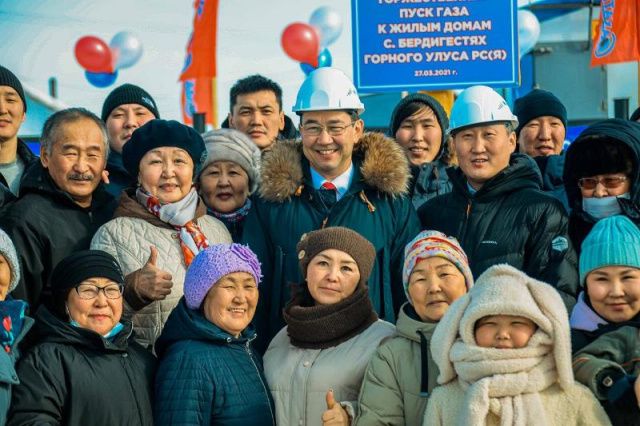 Айсен Николаев: «Мы планируем полностью газифицировать село Бердигестях»
