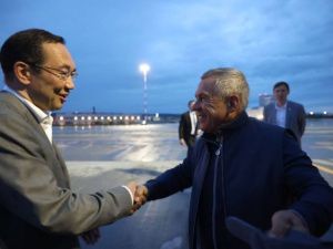 В Якутию на Сабантуй прибыл Рустам Минниханов