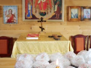 В день святой Пасхи осужденные получили освященные куличи и яйца