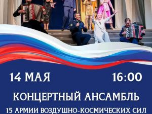 Ансамбль 15 армии Воздушно-космических сил даст концерт