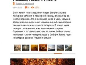 В Якутии добровольцы тушат пожары лопатами – зарубежная пресса