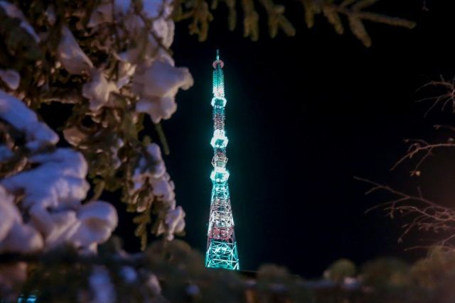 Сегодня телебашня Якутска окрасится в зеленый в поддержку акции по сохранению леса