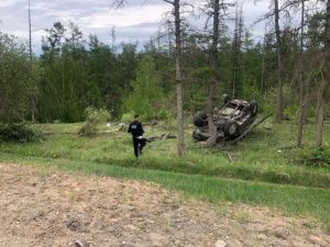 В Мегино-Кангаласском районе водитель получил множественные травмы в ДТП