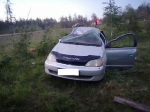 В Якутии опрокинулась иномарка: водитель в реанимации