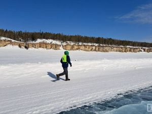 В Якутии прошёл первый республиканский ледовый забег «Ленские столбы»