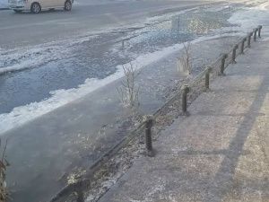 На проспекте Ленина произошла коммунальная авария