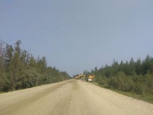 Движение на участке капитального ремонта км 214 – км 218 автомобильной дороги «Вилюй» обеспечено в штатном режиме