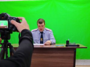 В исправительной колонии № 1 вещает собственная студия кабельного телевидения с хромакеем