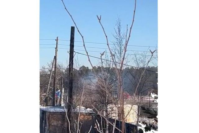 Видеофакт: на территории бывшего лагеря «Бинго» в Якутске произошел пожар