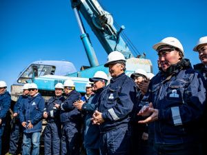 Айсен Николаев дал старт строительству школы-сада в селе Октемцы